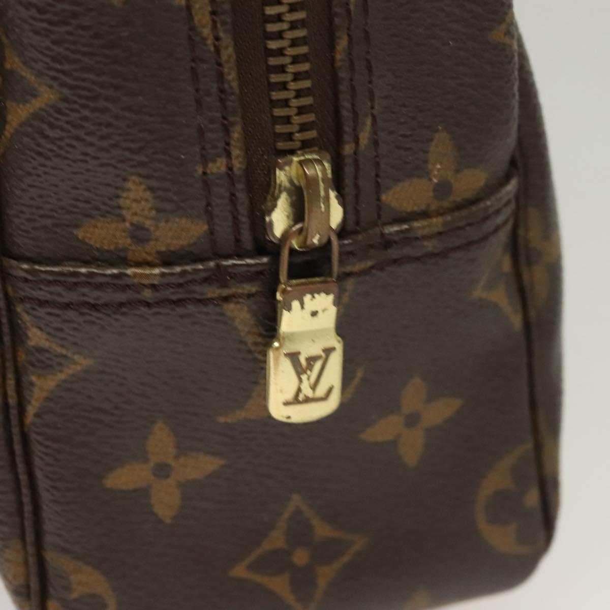 LOUIS VUITTON Monogram Trousse Toilette 28 Clutch Bag M47522 LV Auth 130053