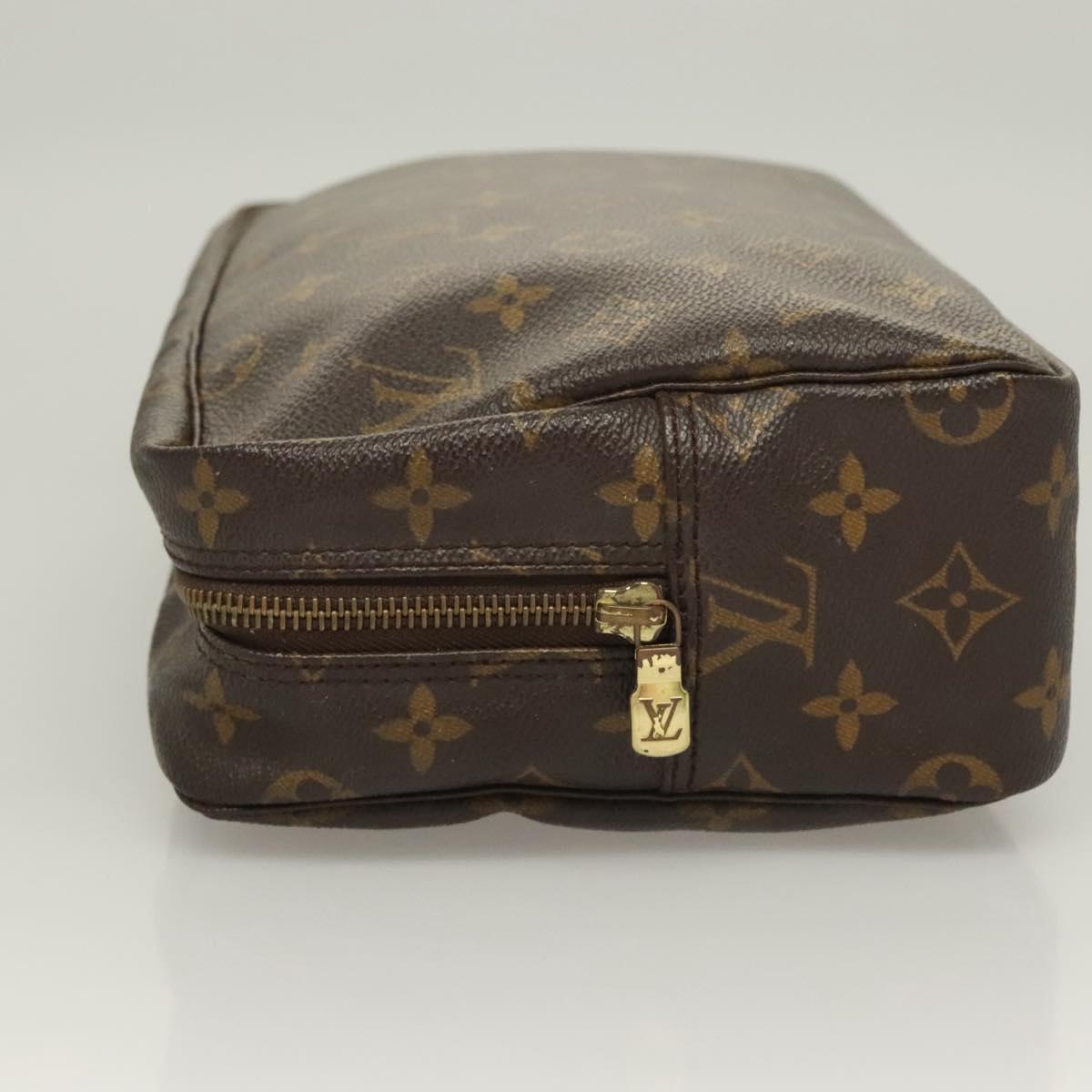 LOUIS VUITTON Monogram Trousse Toilette 28 Clutch Bag M47522 LV Auth 130053