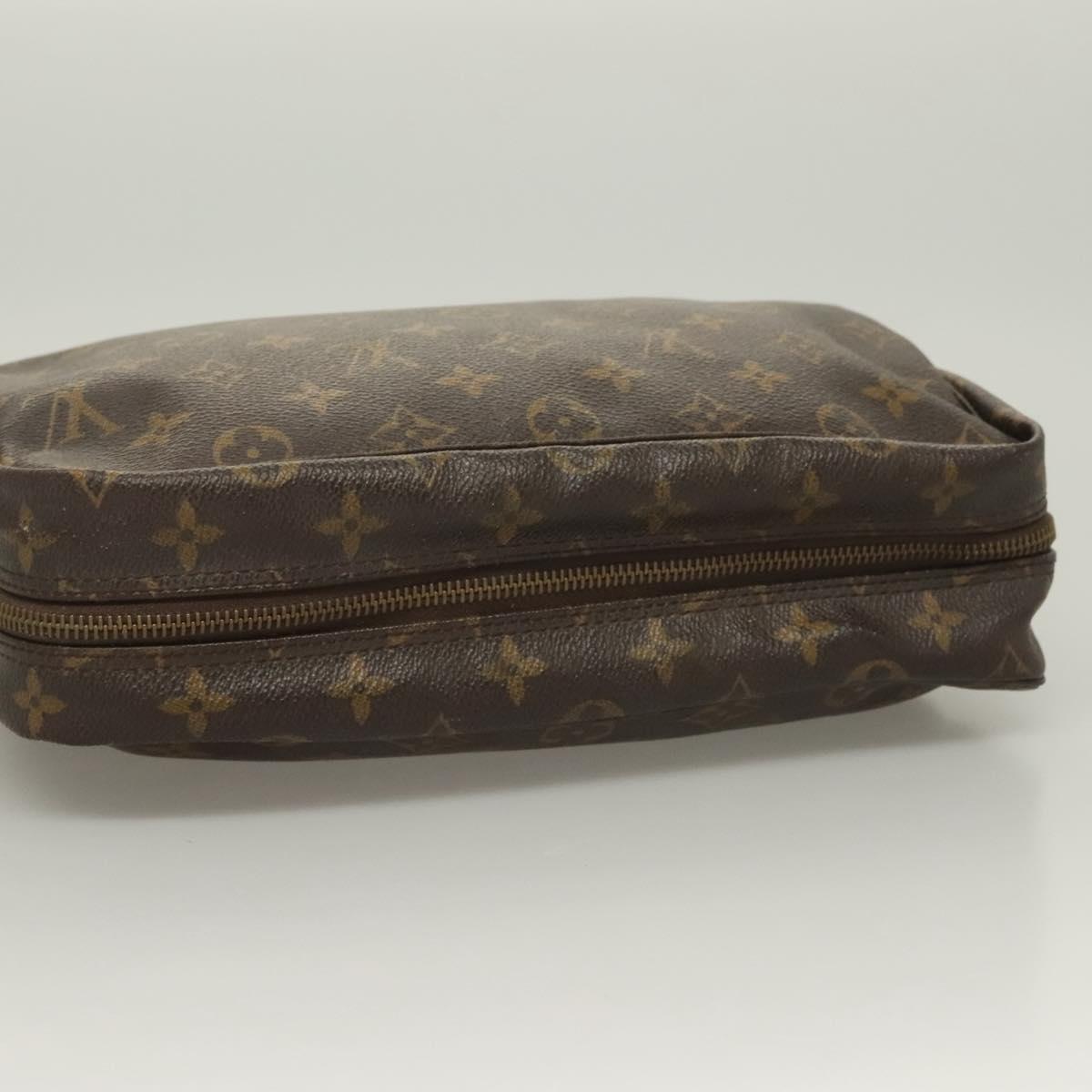 LOUIS VUITTON Monogram Trousse Toilette 28 Clutch Bag M47522 LV Auth 130053