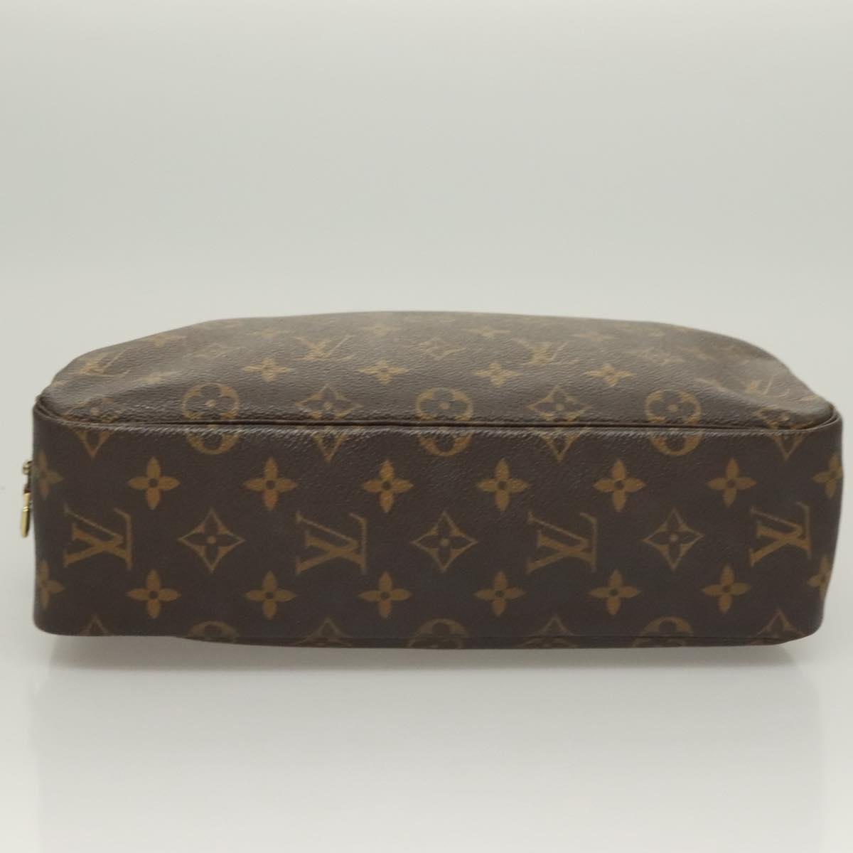 LOUIS VUITTON Monogram Trousse Toilette 28 Clutch Bag M47522 LV Auth 130053