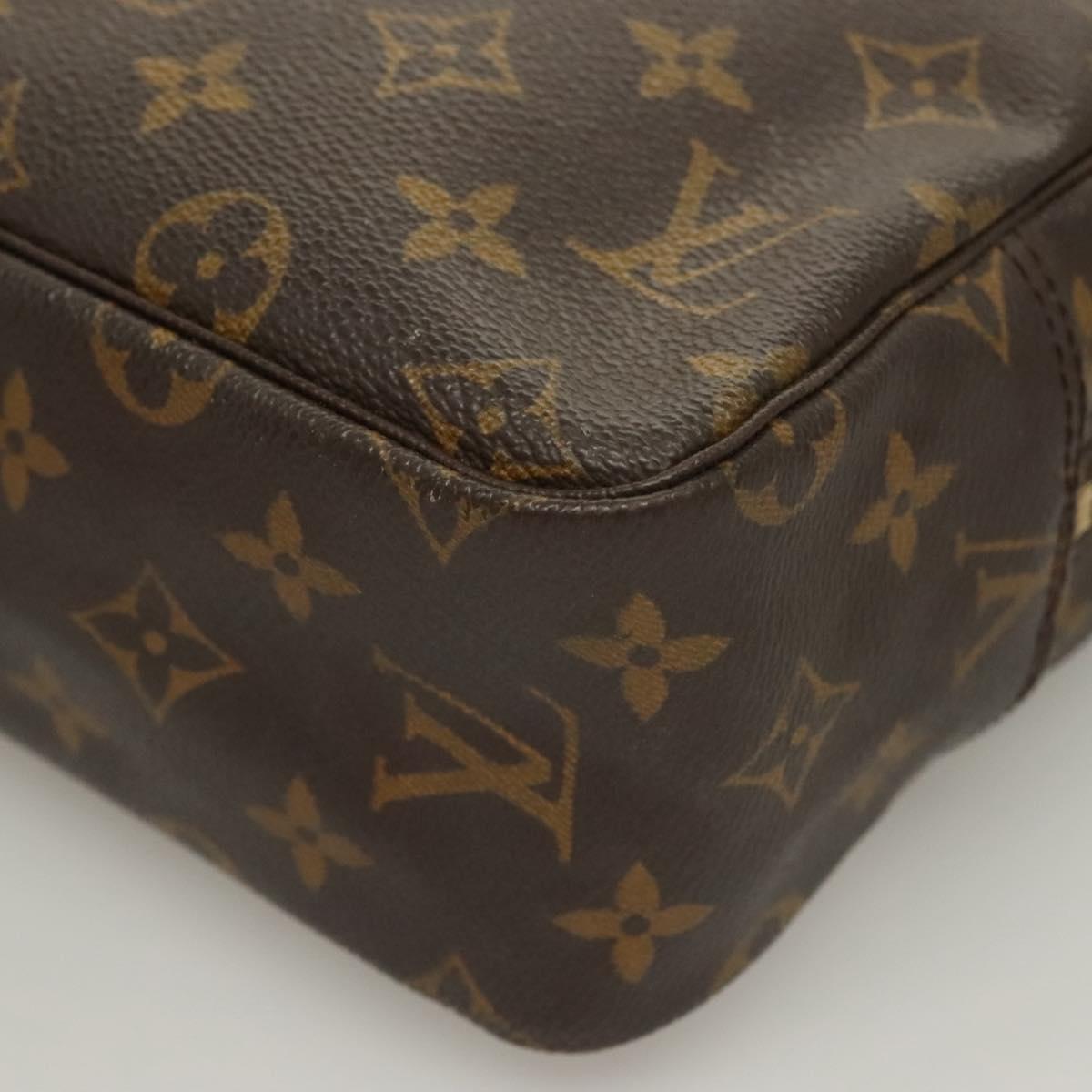 LOUIS VUITTON Monogram Trousse Toilette 28 Clutch Bag M47522 LV Auth 130053