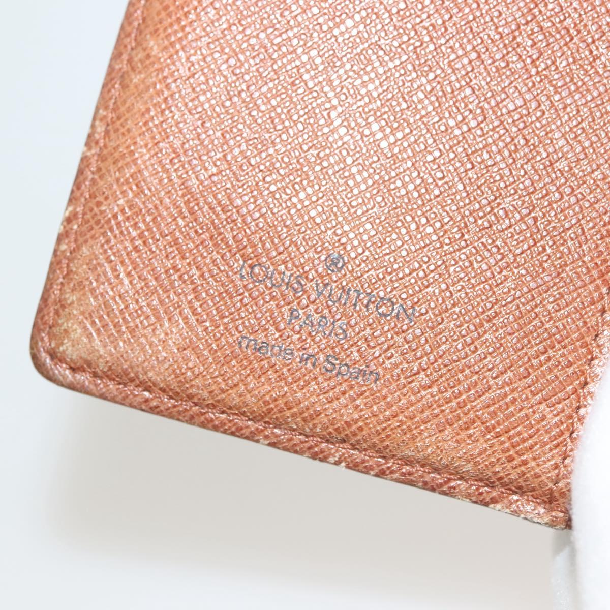 LOUIS VUITTON Monogram Agenda PM Day Planner Cover R20005 LV Auth 130056