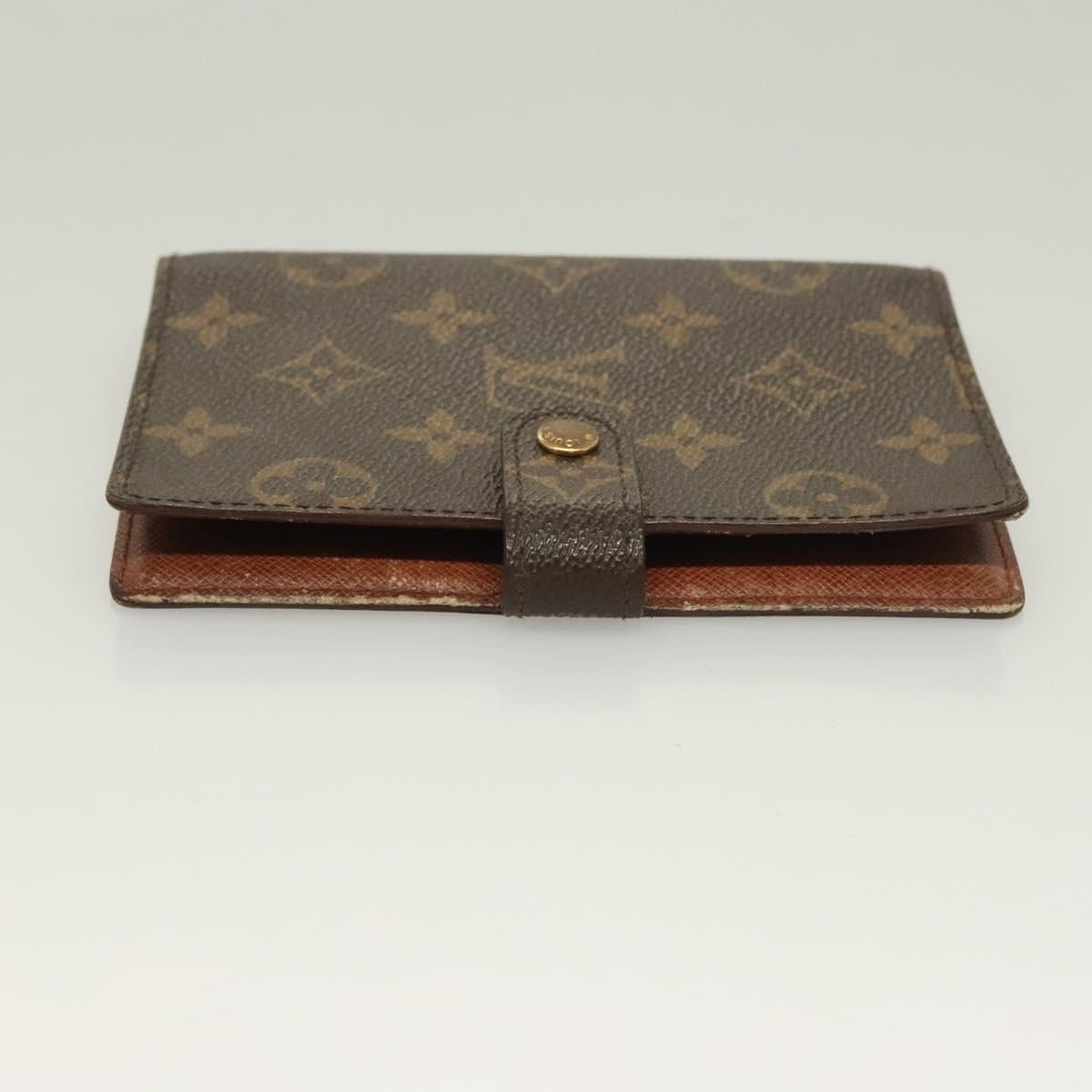LOUIS VUITTON Monogram Agenda PM Day Planner Cover R20005 LV Auth 130056