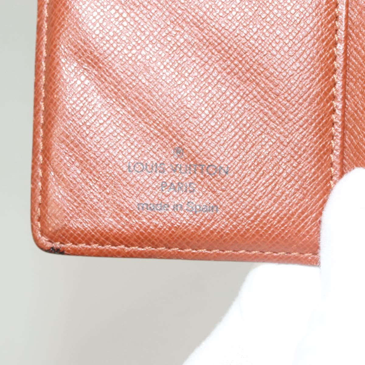 LOUIS VUITTON Monogram Agenda PM Day Planner Cover R20005 LV Auth 130057