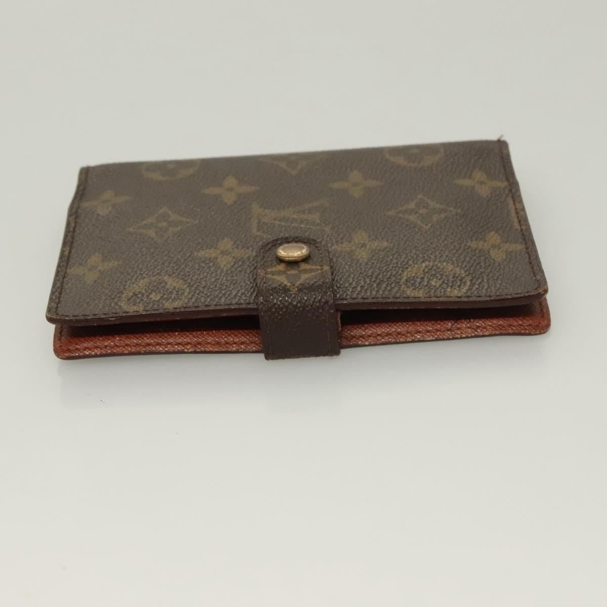 LOUIS VUITTON Monogram Agenda PM Day Planner Cover R20005 LV Auth 130057