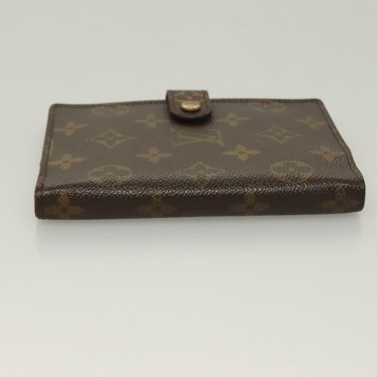 LOUIS VUITTON Monogram Agenda PM Day Planner Cover R20005 LV Auth 130057