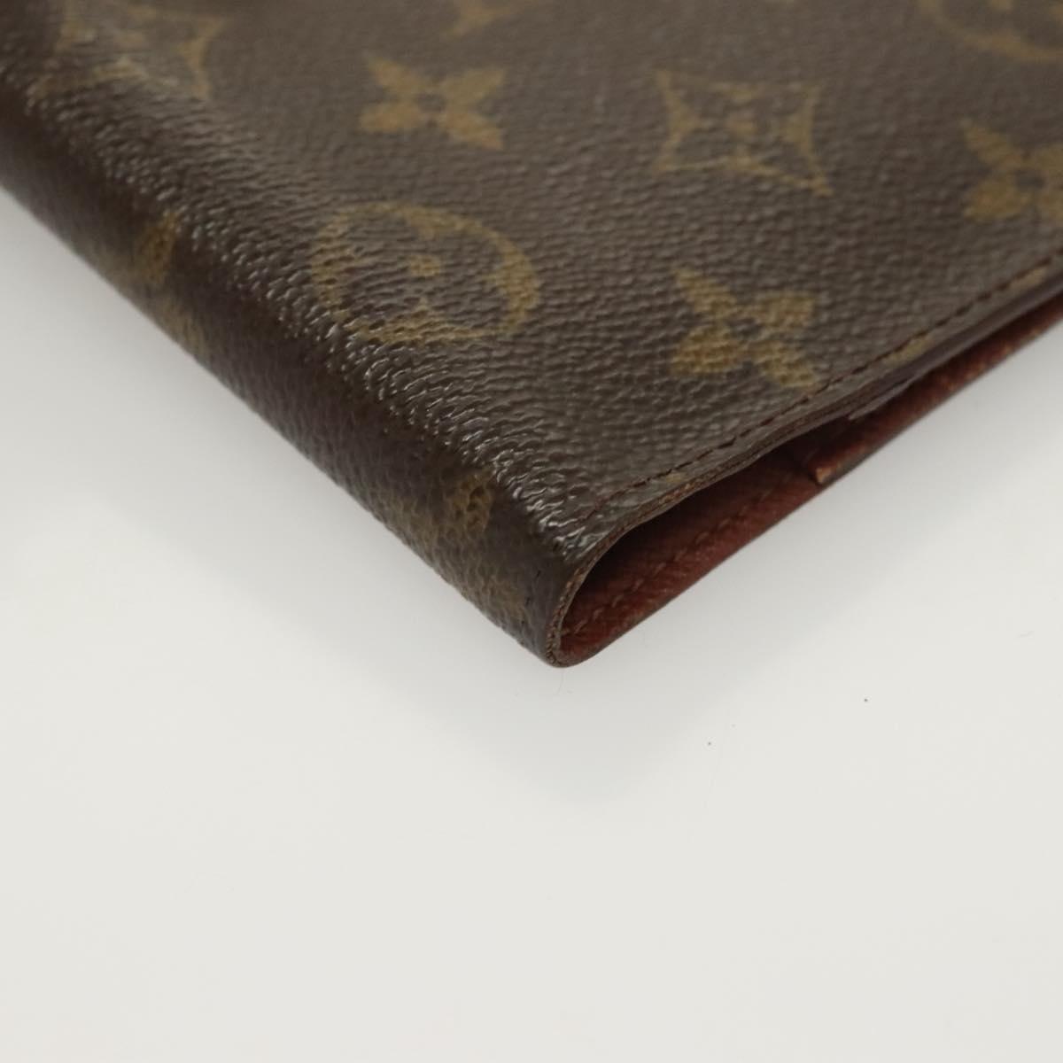 LOUIS VUITTON Monogram Agenda PM Day Planner Cover R20005 LV Auth 130057