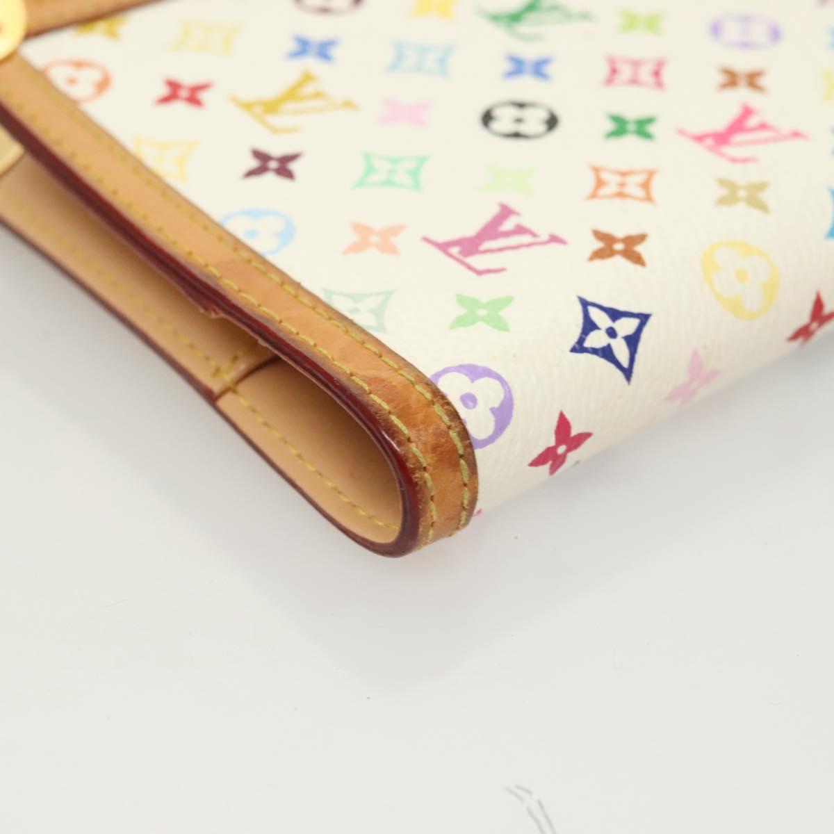 LOUIS VUITTON Multicolor Agenda PM Day Planner Cover White R21074 Auth 130058