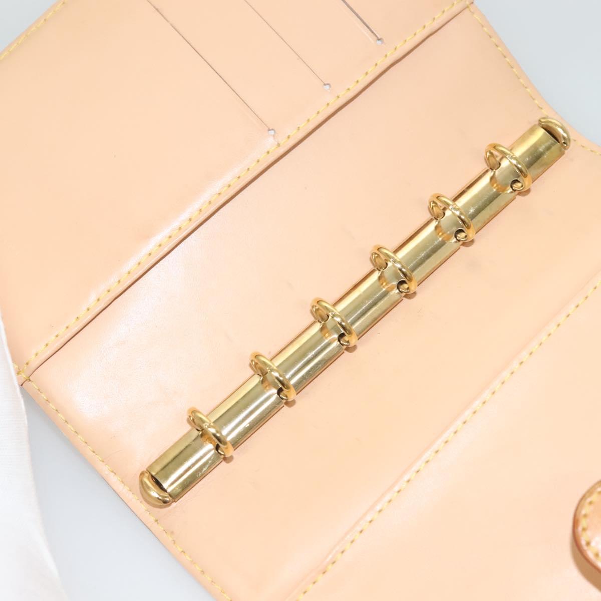 LOUIS VUITTON Multicolor Agenda PM Day Planner Cover White R21074 Auth 130058
