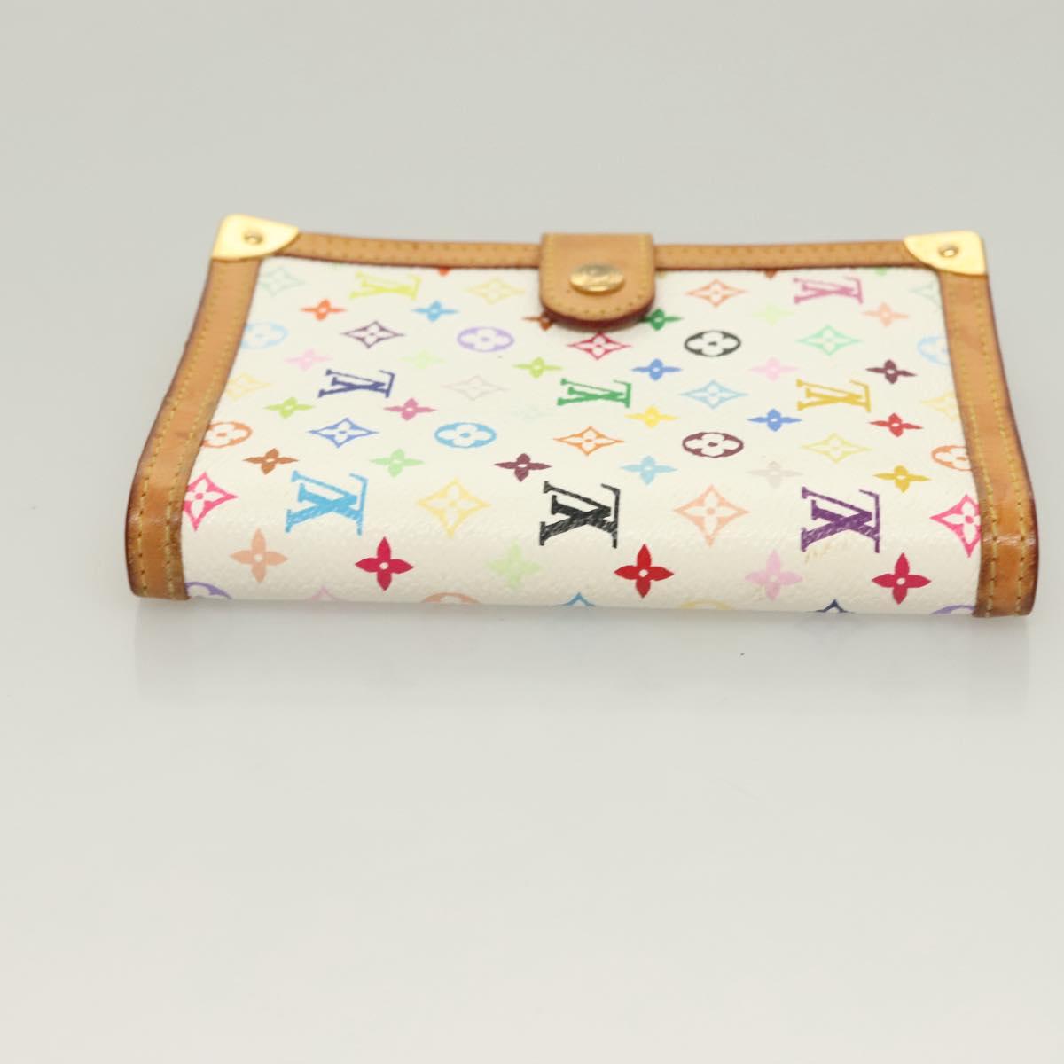 LOUIS VUITTON Multicolor Agenda PM Day Planner Cover White R21074 Auth 130058