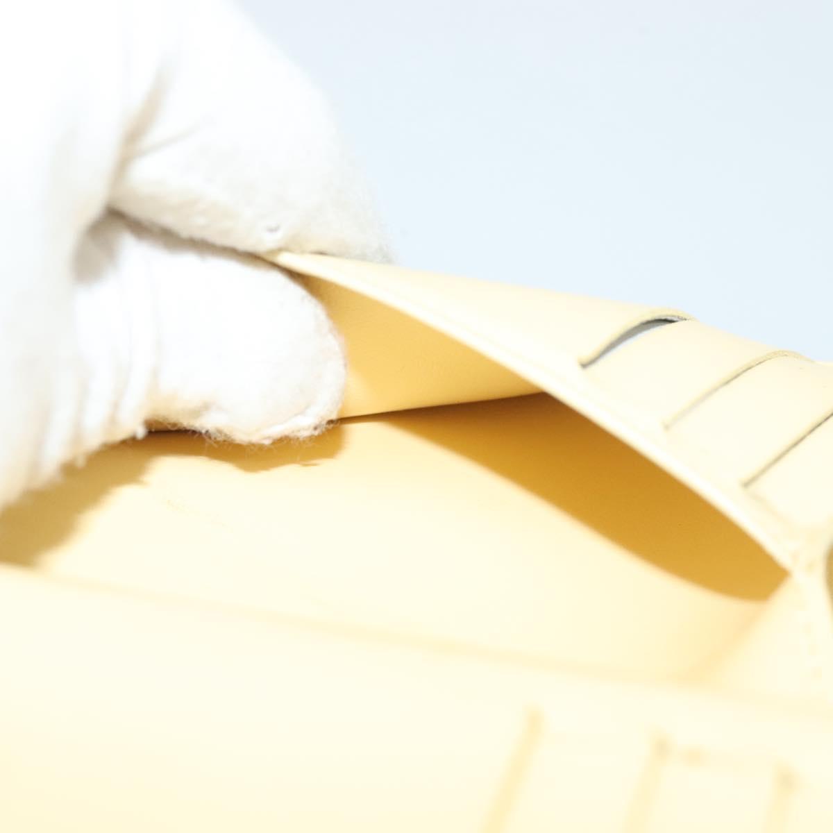 LOUIS VUITTON Nanogram Portefeuille Lou Wallet Ivory M82288 LV Auth 130082