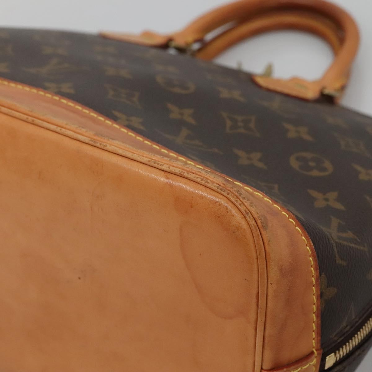 LOUIS VUITTON Monogram Alma Hand Bag M51130 LV Auth 130117