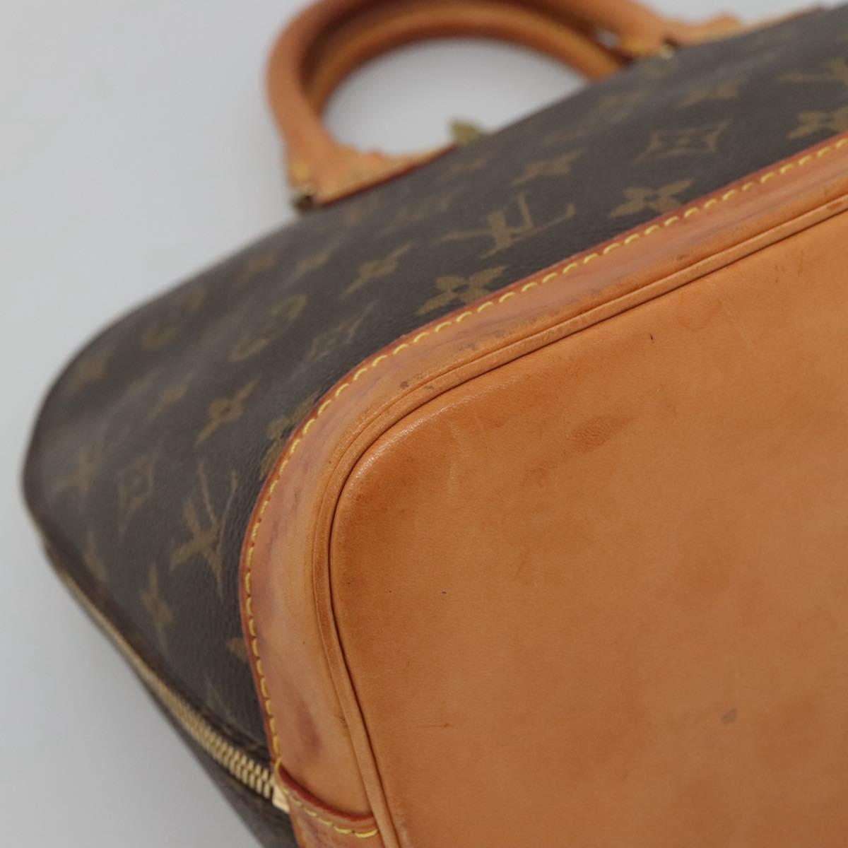 LOUIS VUITTON Monogram Alma Hand Bag M51130 LV Auth 130117