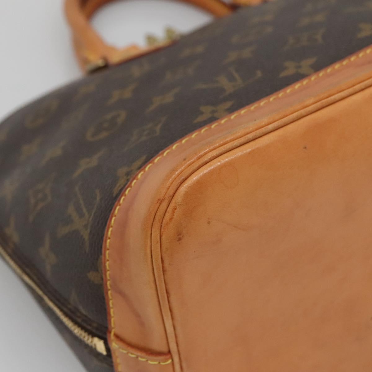 LOUIS VUITTON Monogram Alma Hand Bag M51130 LV Auth 130117