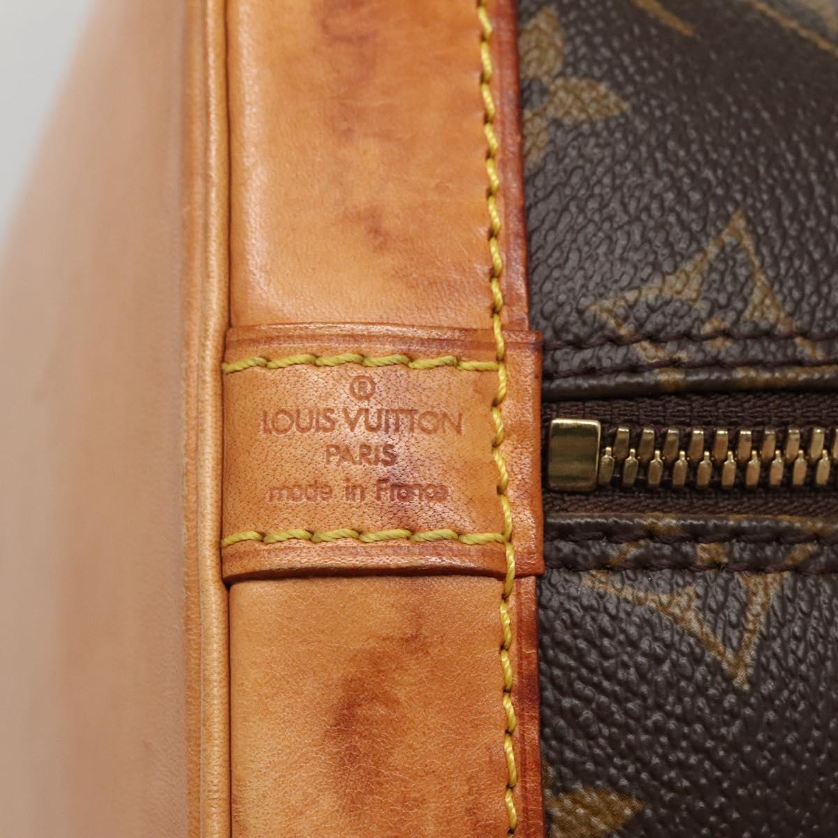 LOUIS VUITTON Monogram Alma Hand Bag M51130 LV Auth 130117