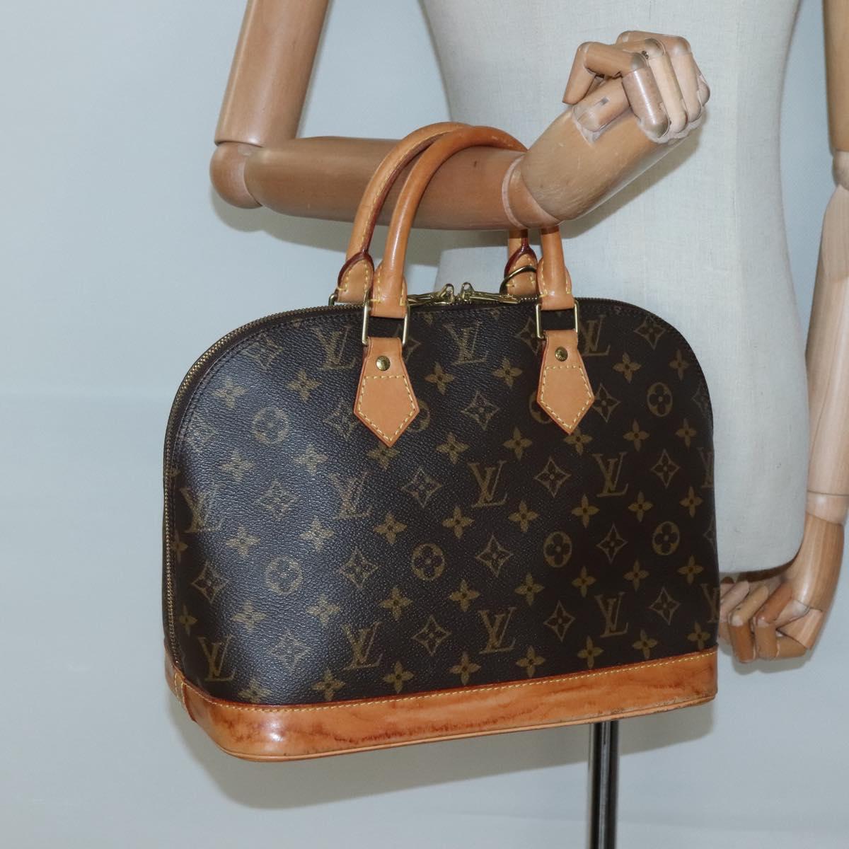 LOUIS VUITTON Monogram Alma Hand Bag M51130 LV Auth 130117