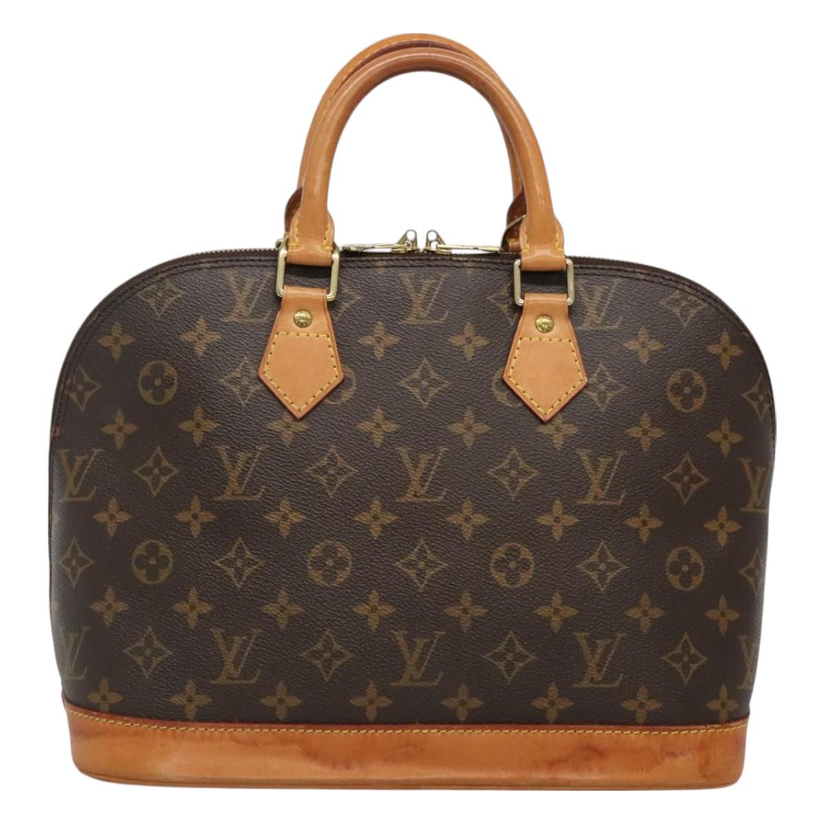 LOUIS VUITTON Monogram Alma Hand Bag M51130 LV Auth 130117