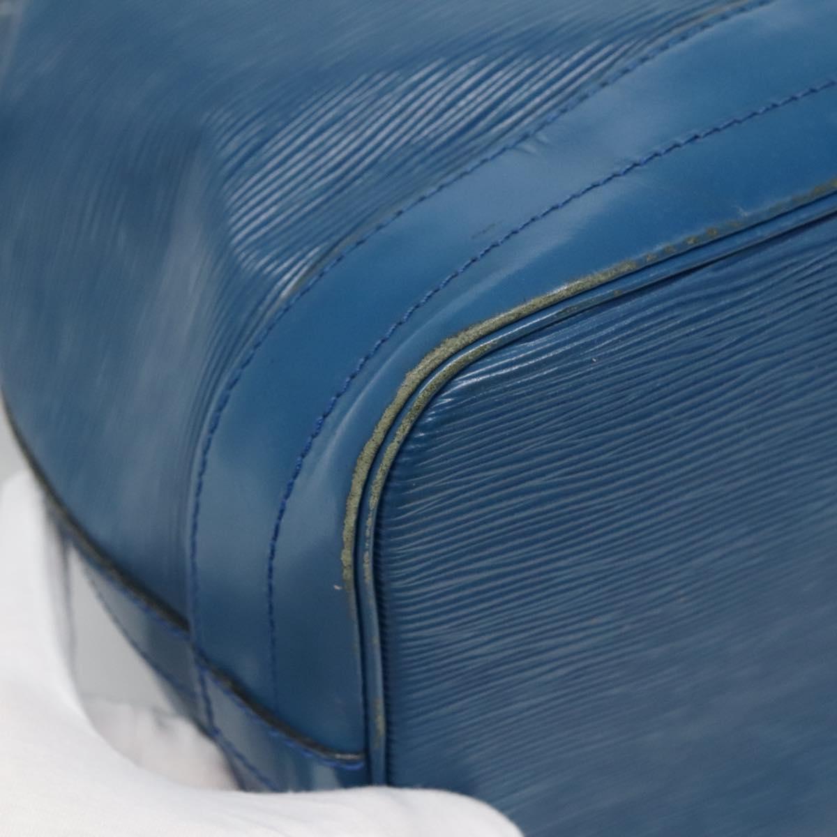 LOUIS VUITTON Epi Noe Shoulder Bag Toledo Blue M44005 LV Auth 130128