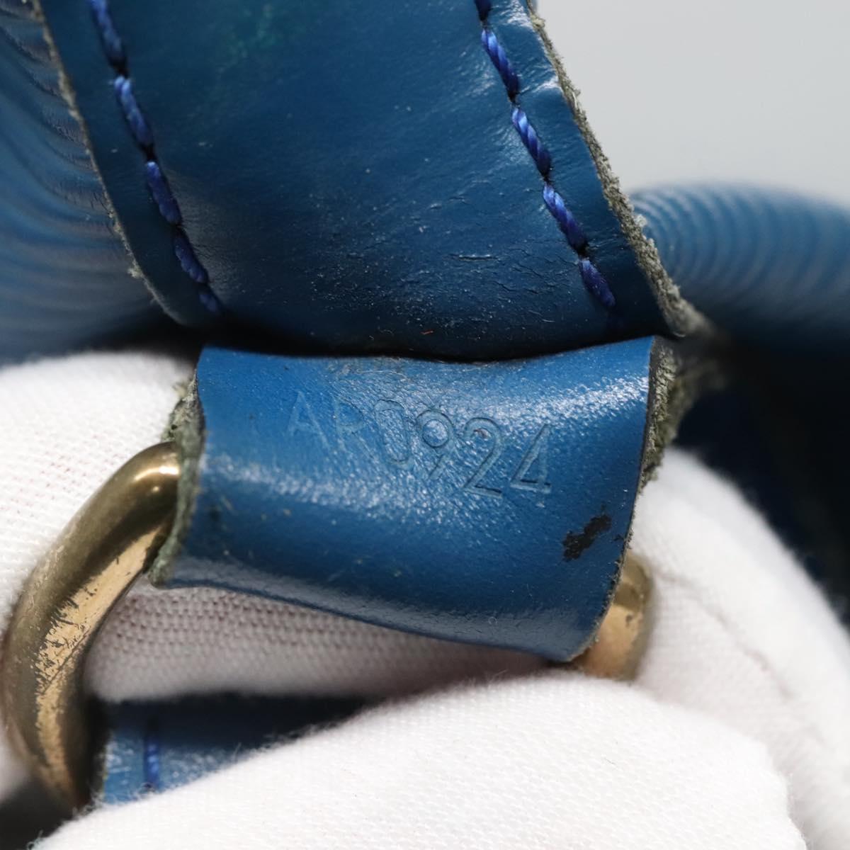 LOUIS VUITTON Epi Noe Shoulder Bag Toledo Blue M44005 LV Auth 130128