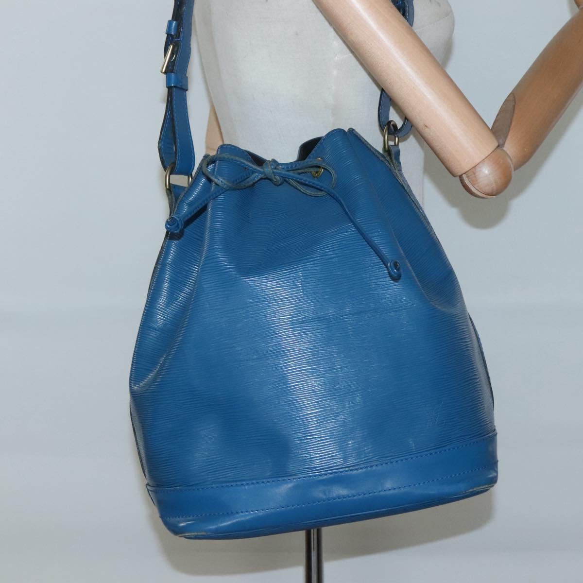 LOUIS VUITTON Epi Noe Shoulder Bag Toledo Blue M44005 LV Auth 130128