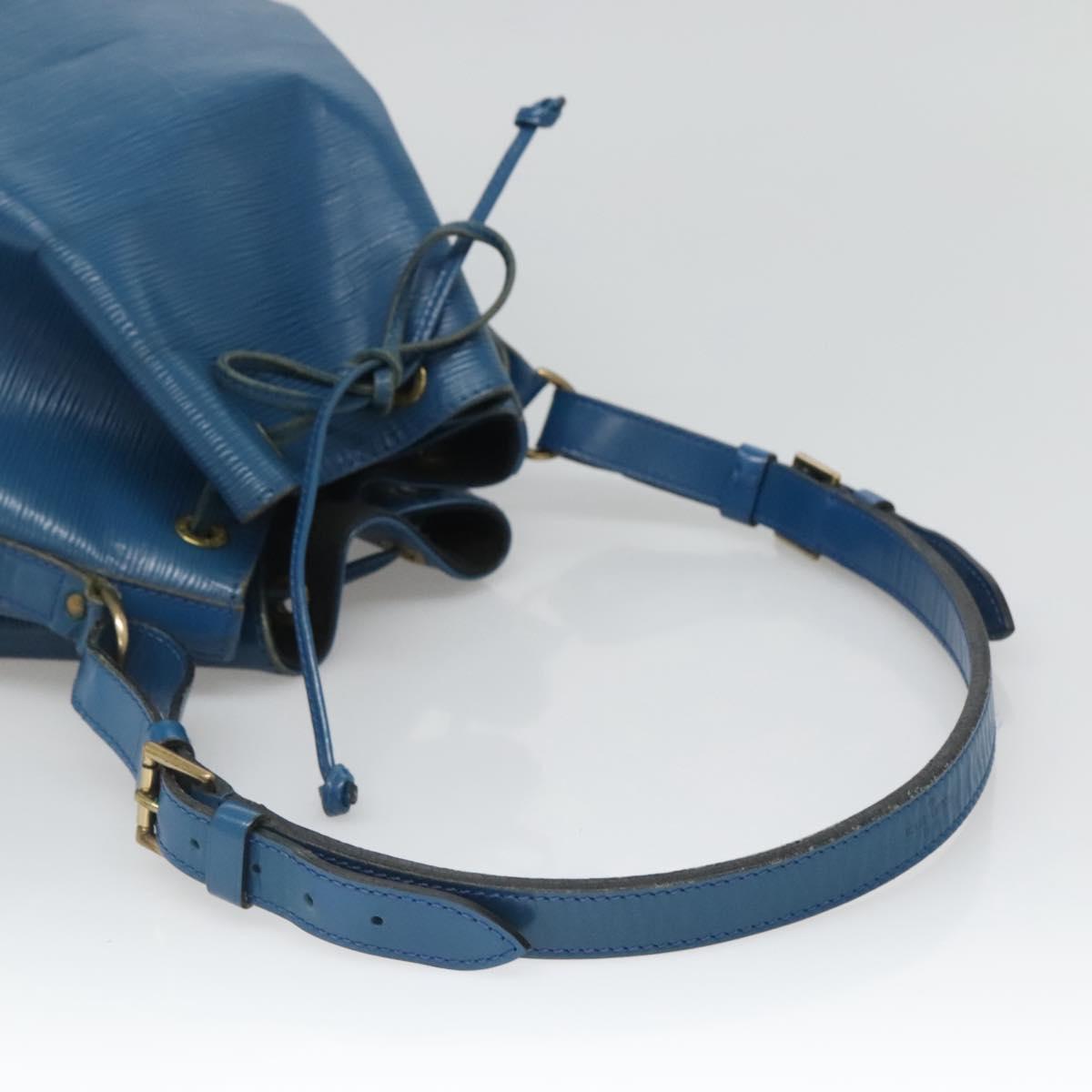LOUIS VUITTON Epi Noe Shoulder Bag Toledo Blue M44005 LV Auth 130128