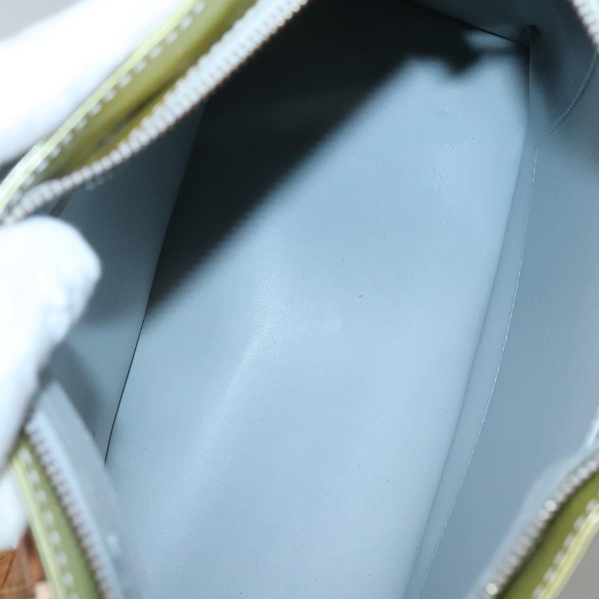 LOUIS VUITTON Monogram Vernis Houston Hand Bag Gris M91053 LV Auth 130132