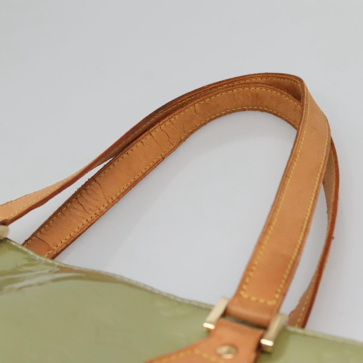 LOUIS VUITTON Monogram Vernis Houston Hand Bag Gris M91053 LV Auth 130132