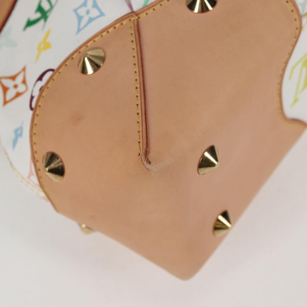 LOUIS VUITTON Multicolor Judy MM Hand Bag 2Way White M40255 Auth 130193V