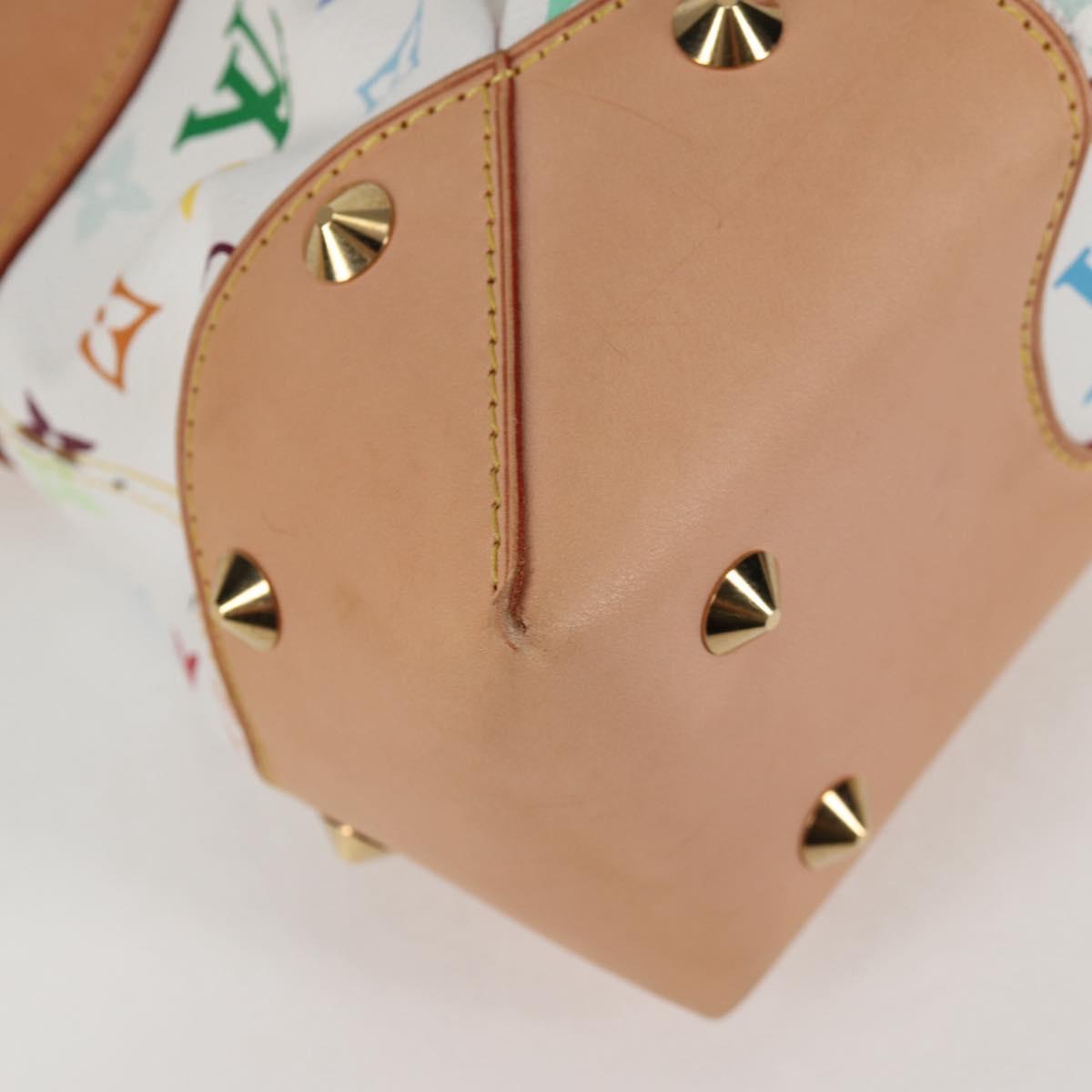 LOUIS VUITTON Multicolor Judy MM Hand Bag 2Way White M40255 Auth 130193V
