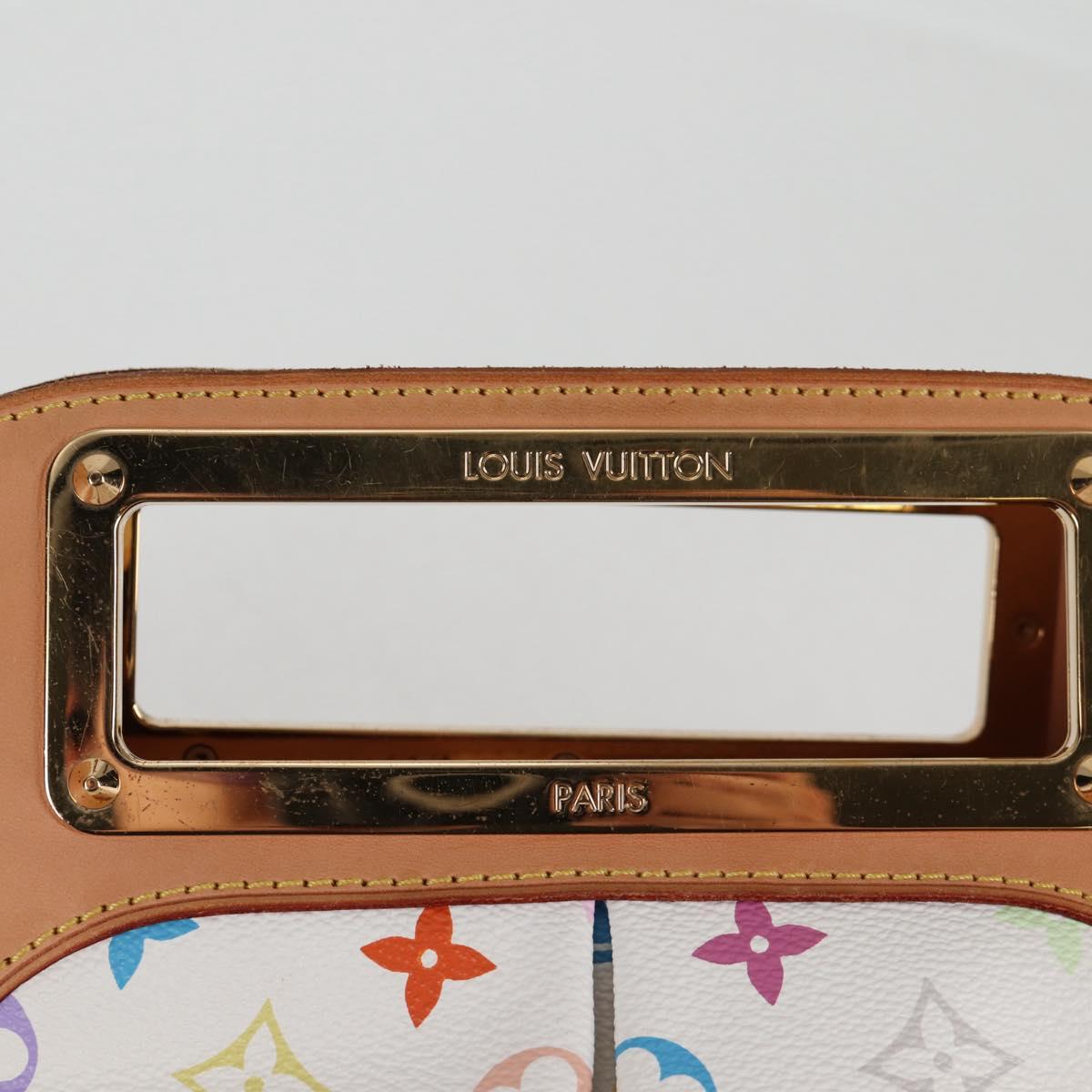 LOUIS VUITTON Multicolor Judy MM Hand Bag 2Way White M40255 Auth 130193V