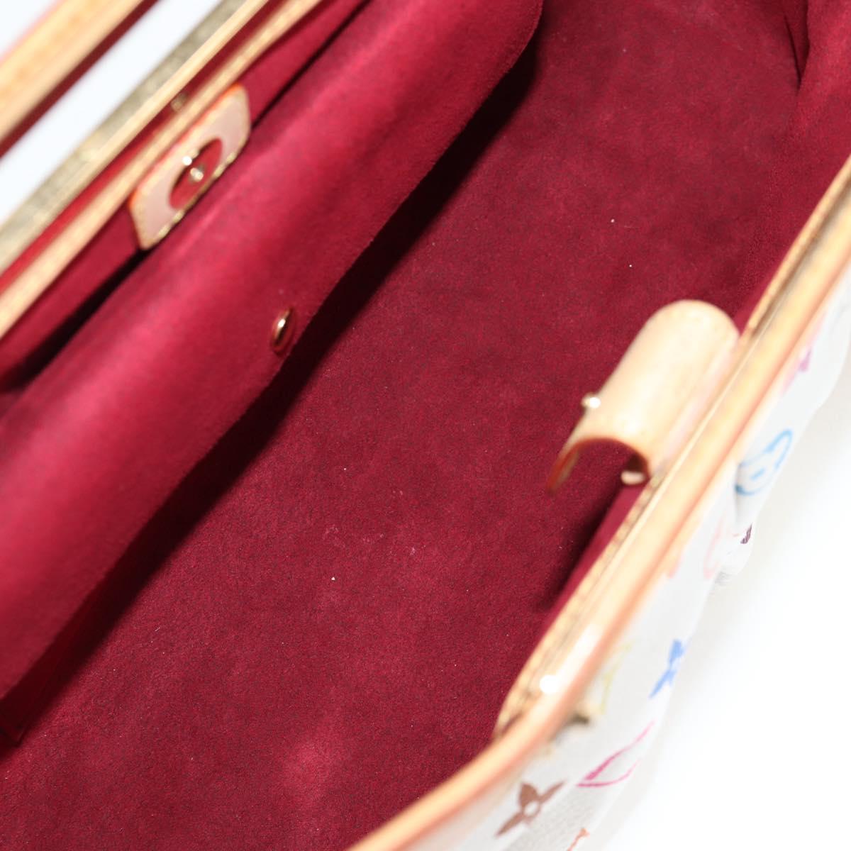 LOUIS VUITTON Multicolor Judy MM Hand Bag 2Way White M40255 Auth 130193V