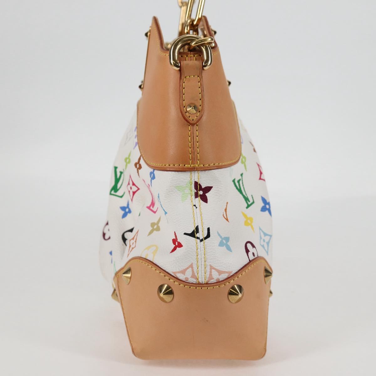 LOUIS VUITTON Multicolor Judy MM Hand Bag 2Way White M40255 Auth 130193V