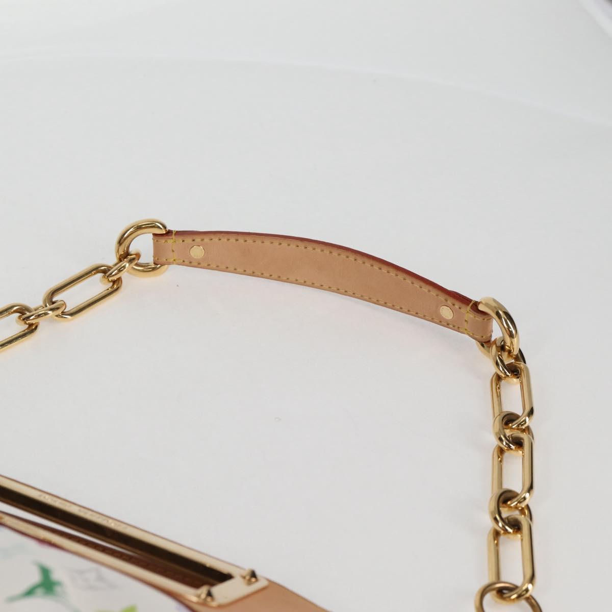 LOUIS VUITTON Multicolor Judy MM Hand Bag 2Way White M40255 Auth 130193V