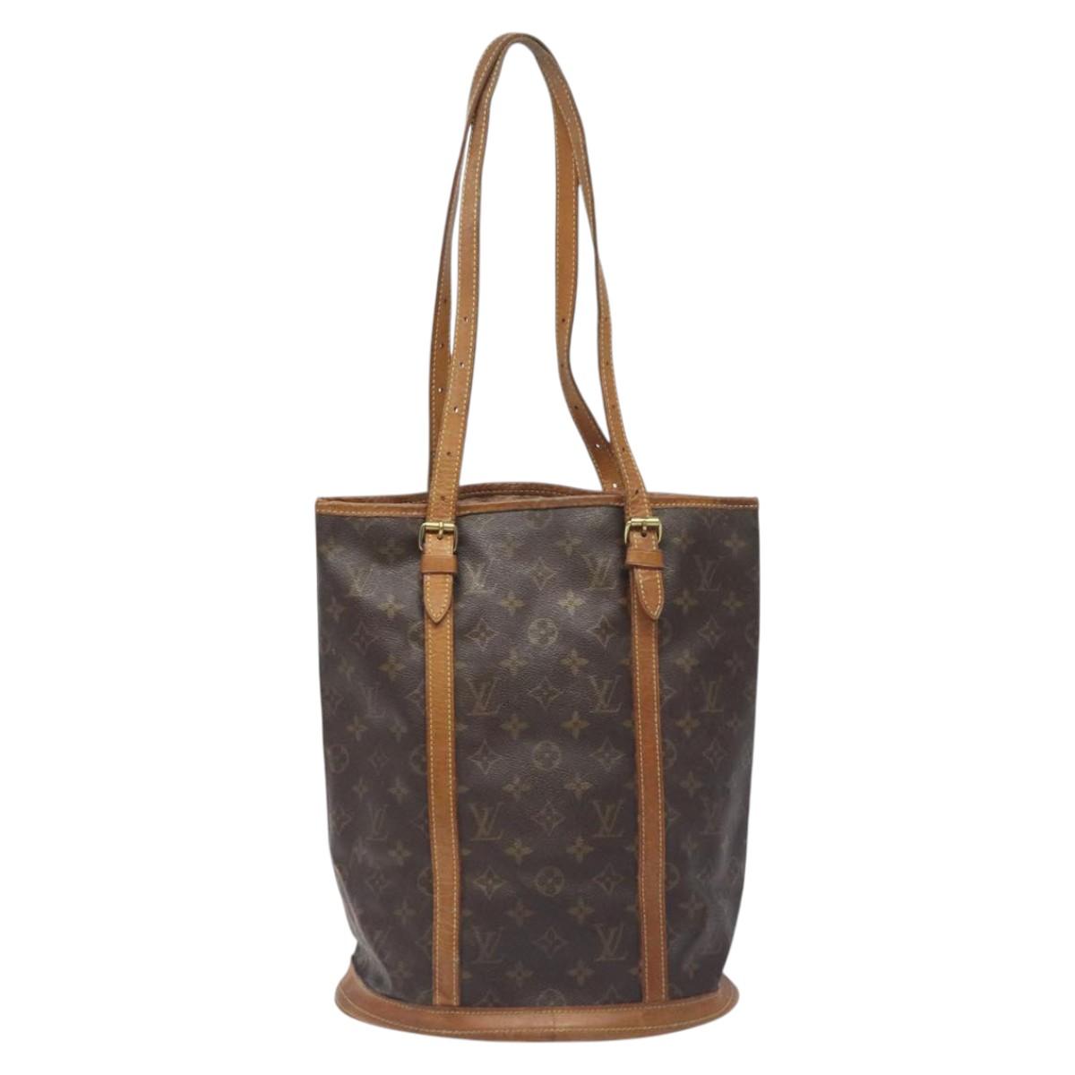 LOUIS VUITTON Monogram Bucket GM Shoulder Bag M42236 LV Auth 130211