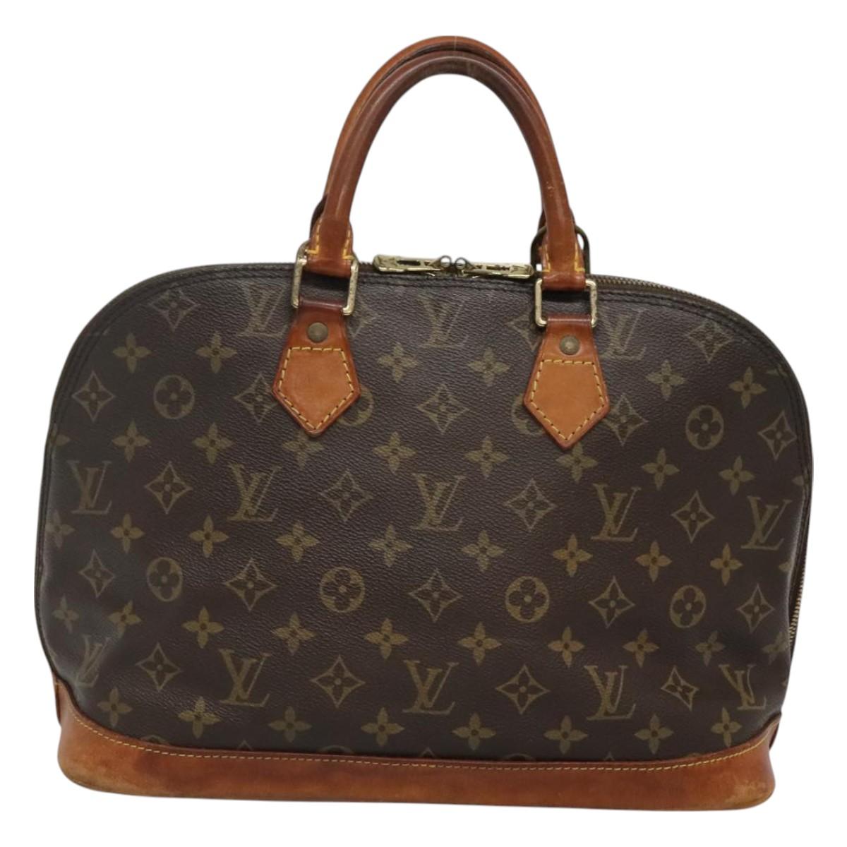 LOUIS VUITTON Monogram Alma Hand Bag M51130 LV Auth 130212