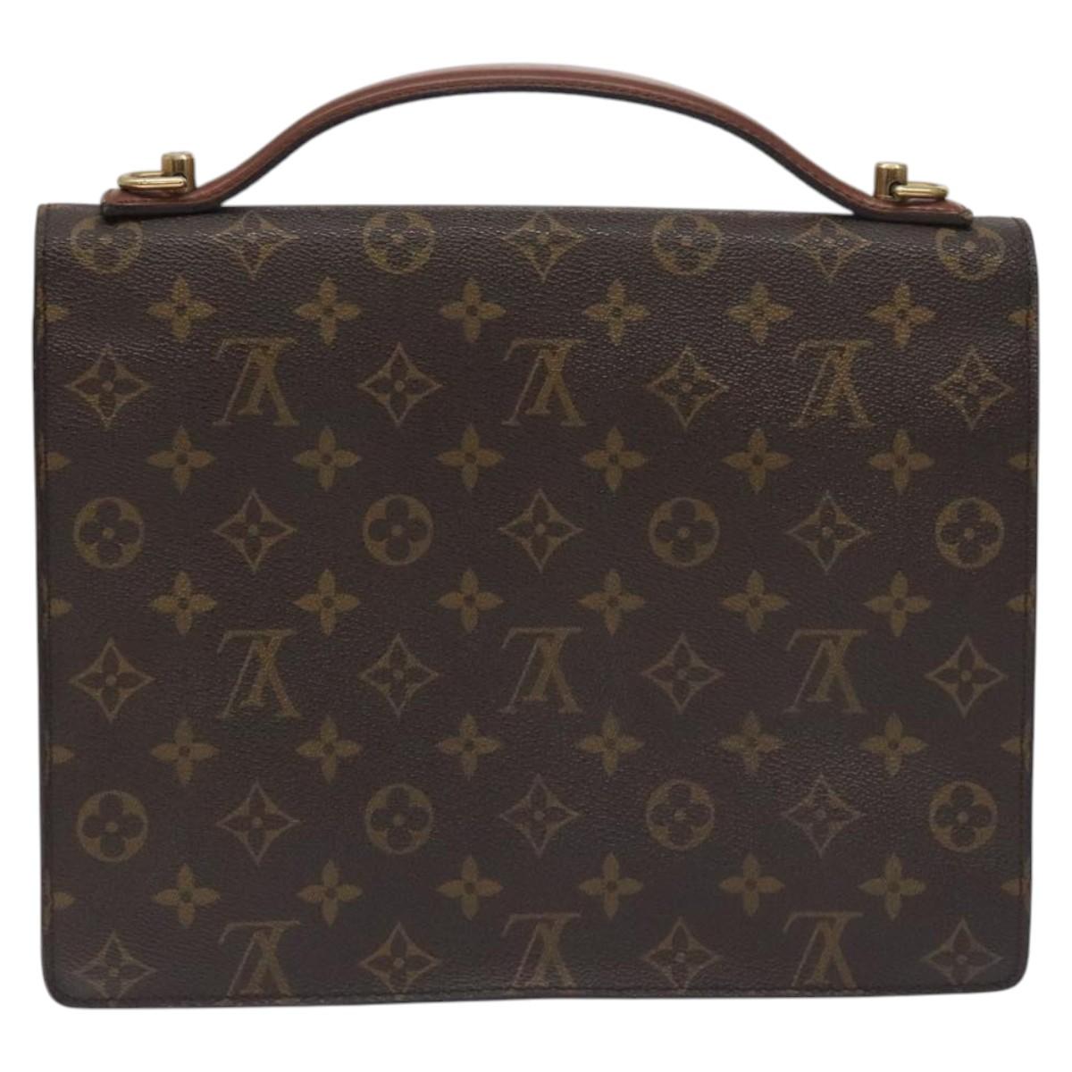 LOUIS VUITTON Monogram Monceau 28 Hand Bag M51185 LV Auth 130236