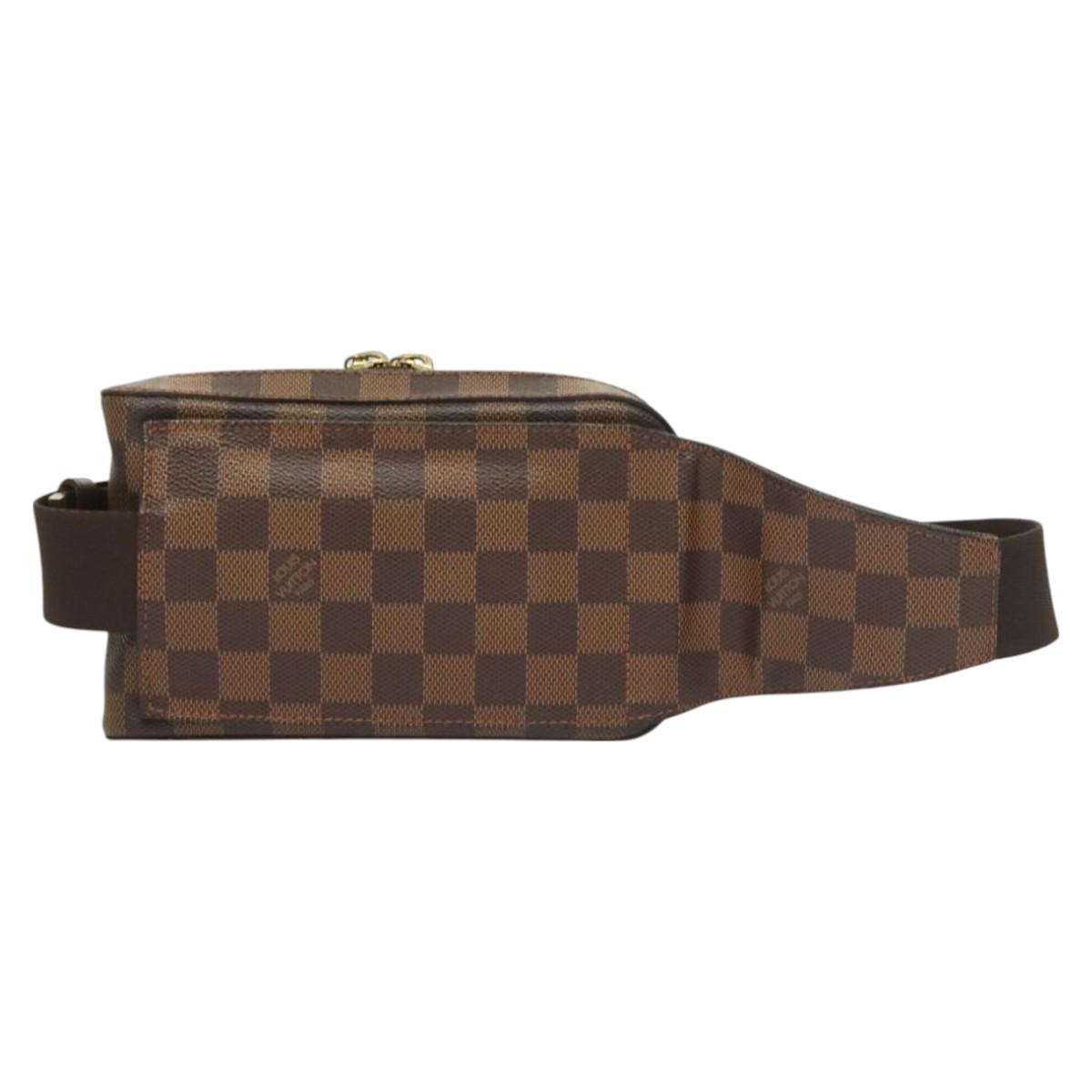 LOUIS VUITTON Damier Ebene Geronimos Shoulder Bag N51994 LV Auth 130243