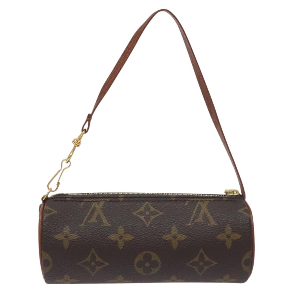 LOUIS VUITTON Monogram Papillon Pouch LV Auth 130312