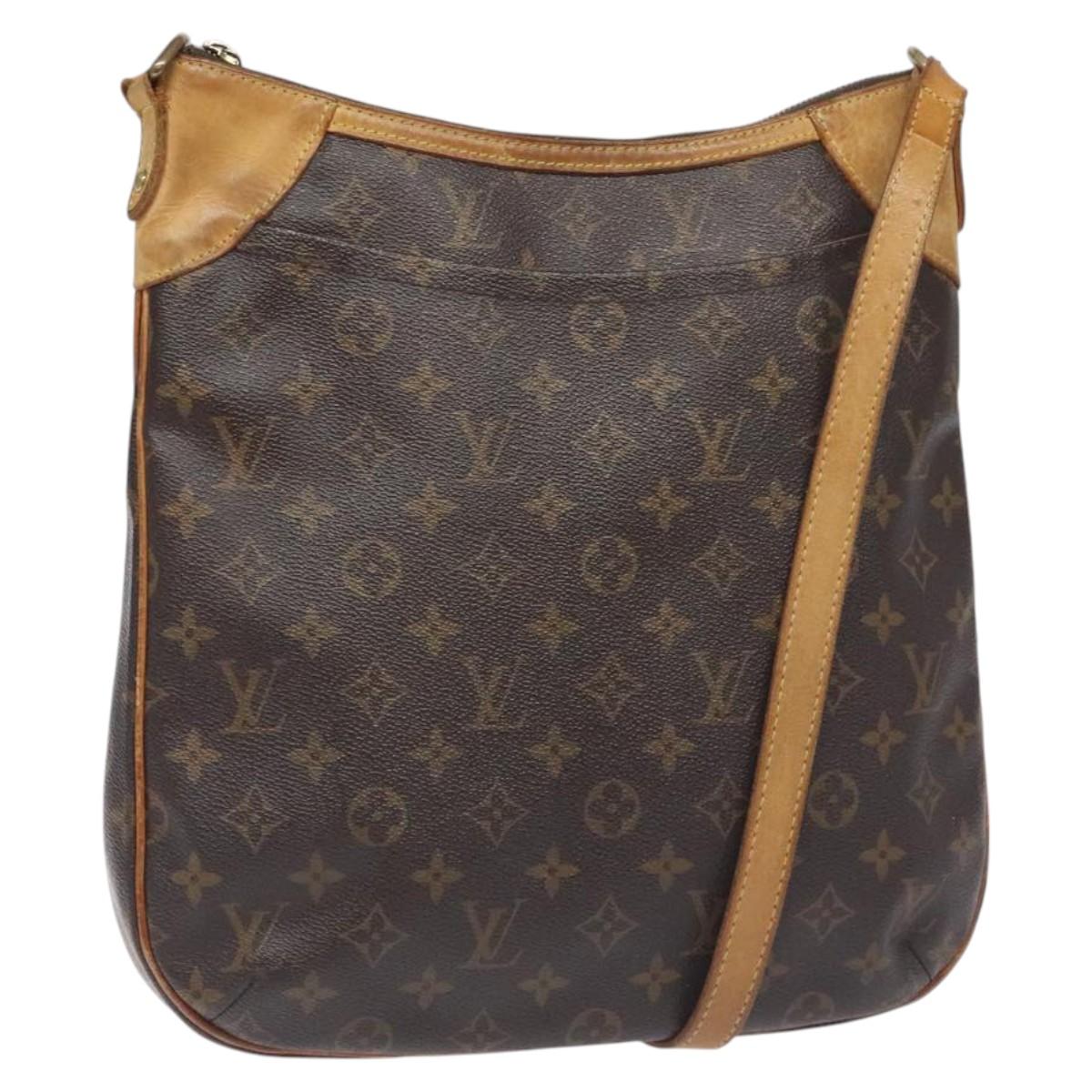 LOUIS VUITTON Monogram Odeon MM Shoulder Bag M56389 LV Auth 130320