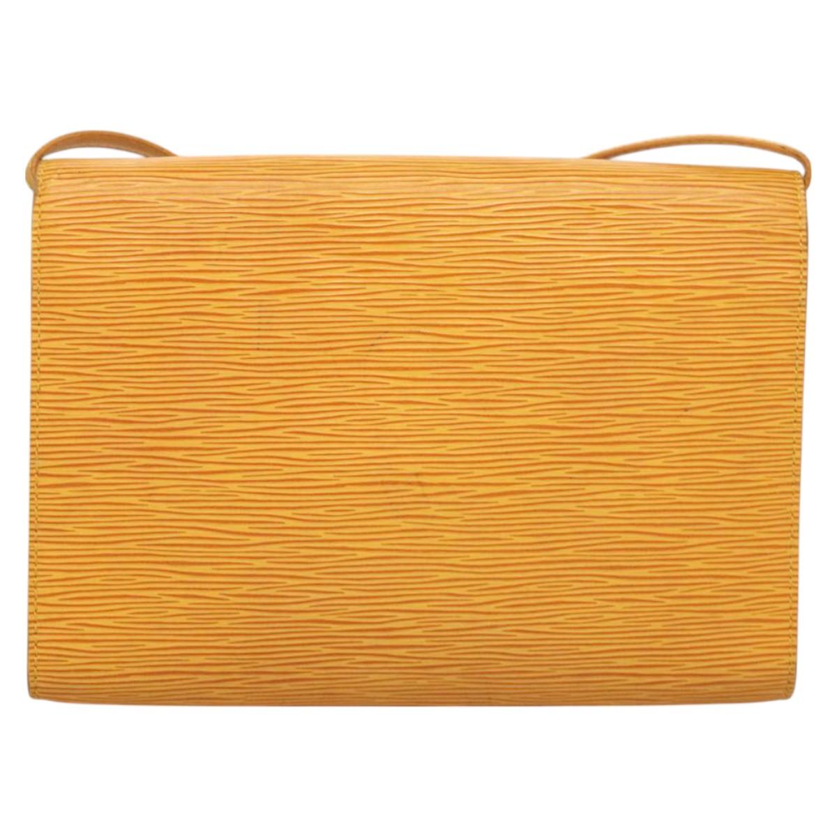LOUIS VUITTON Epi Arsch Shoulder Bag Yellow M52579 LV Auth 130332