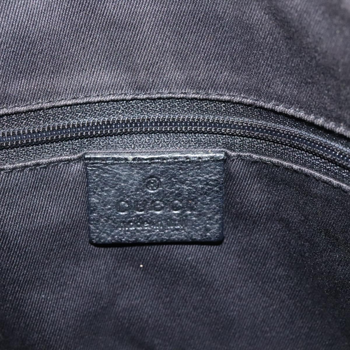 GUCCI GG Canvas Tote Bag Black 120840 Auth 130343