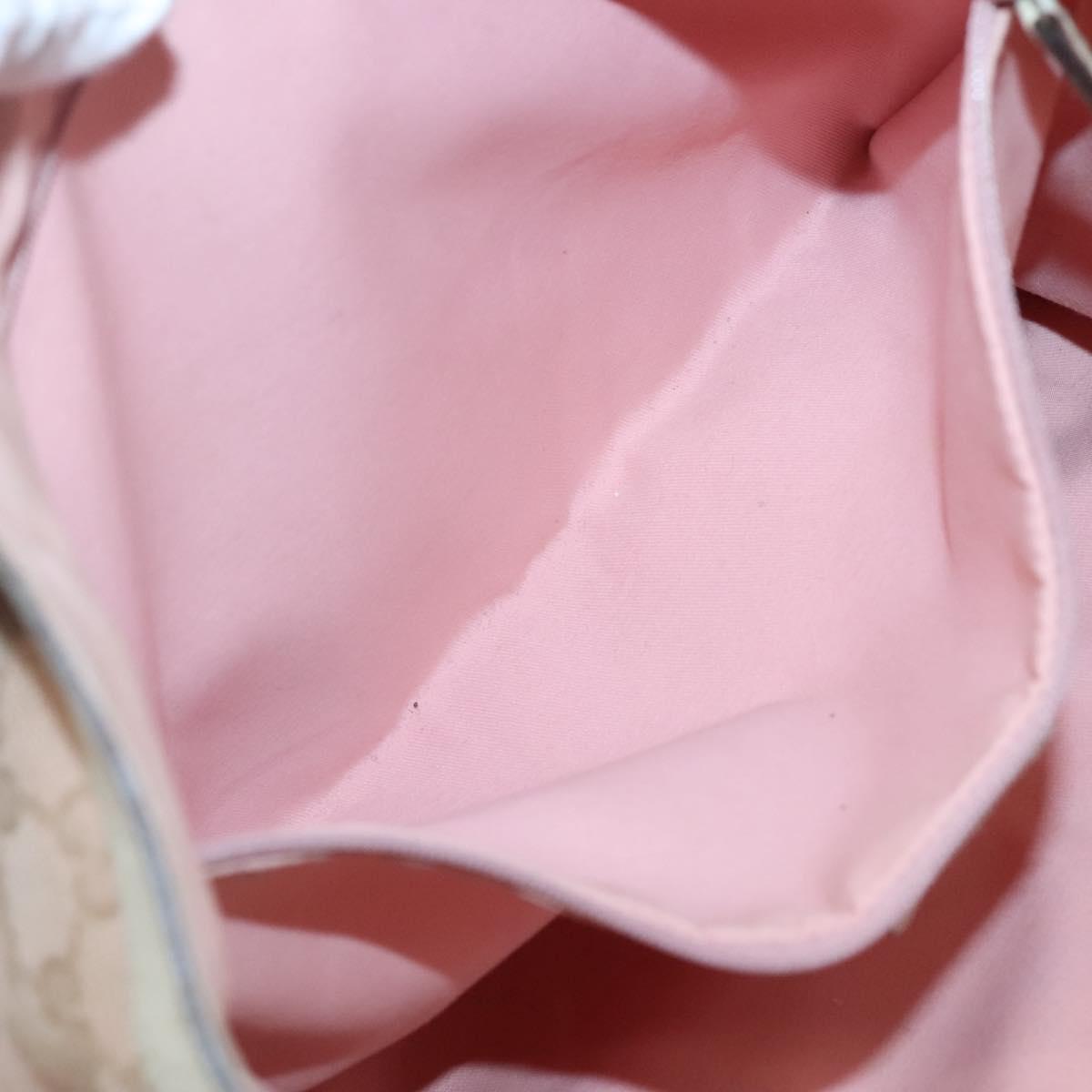 GUCCI GG Canvas Abbey Tote Bag Pink Gold 146247 Auth 130344