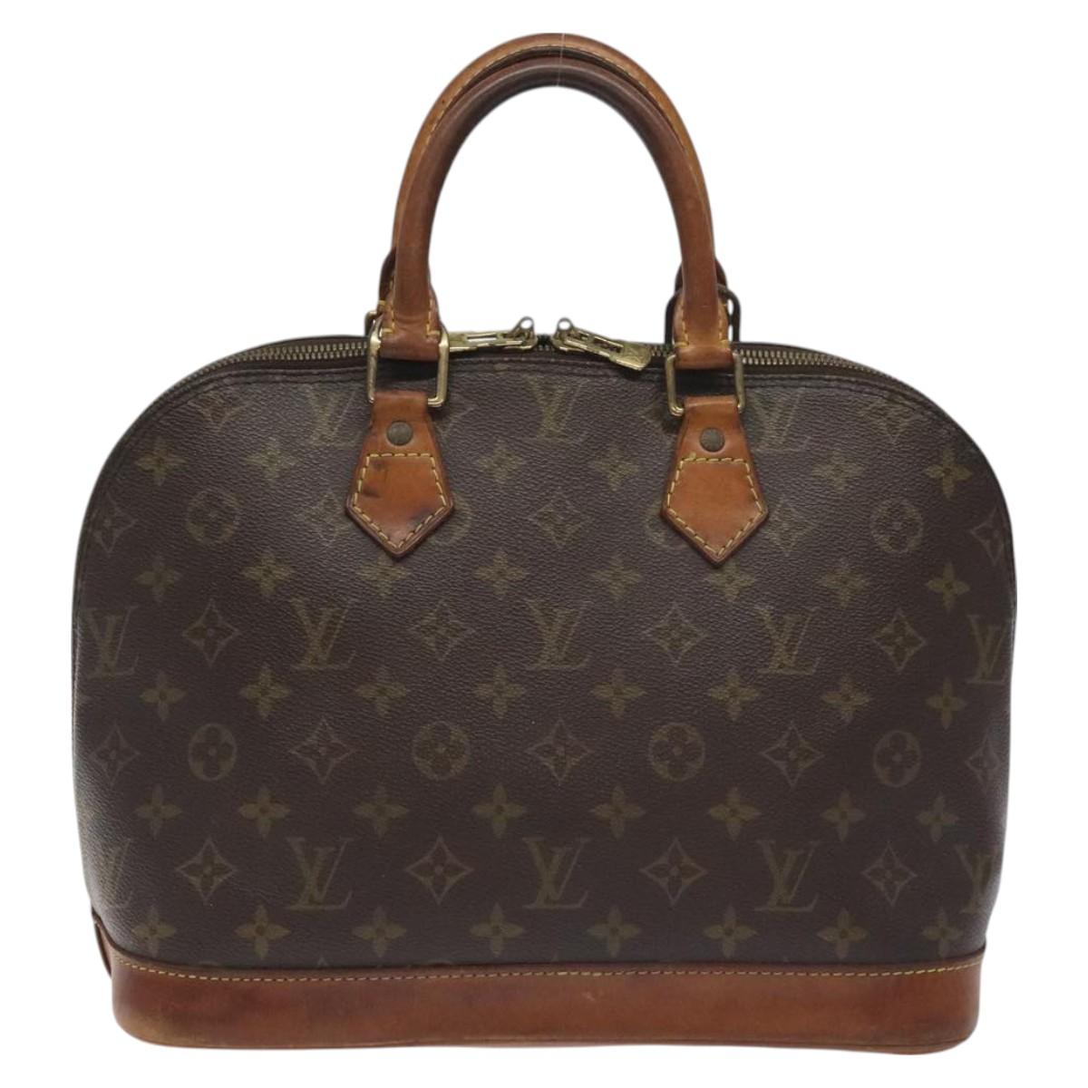 LOUIS VUITTON Monogram Alma Hand Bag M51130 LV Auth 130382