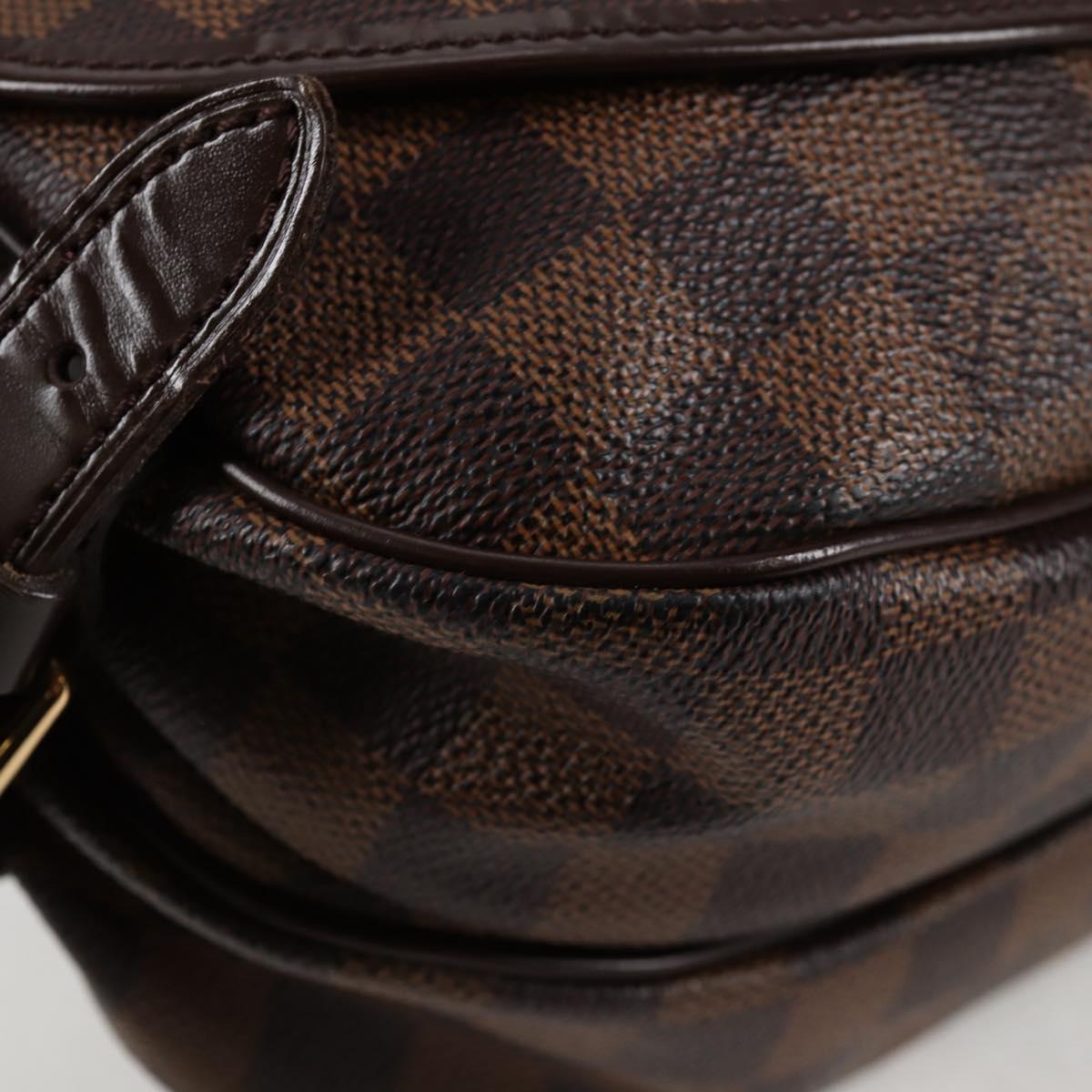 LOUIS VUITTON Damier Ebene Saumur 30 Shoulder Bag SPO N48081 LV Auth 130461V