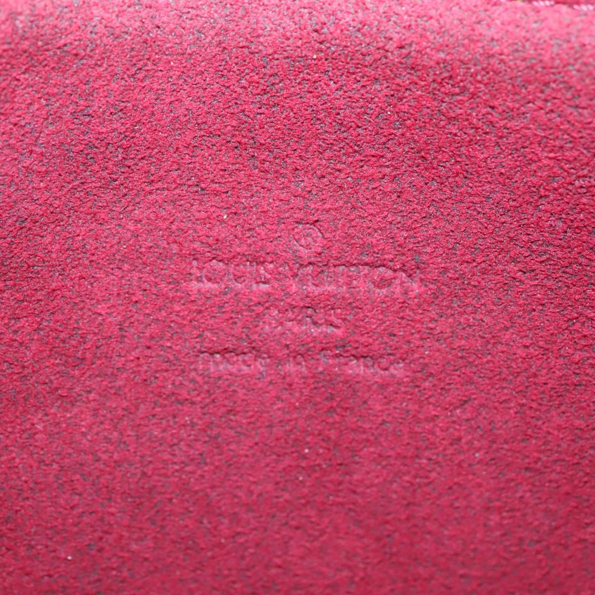 LOUIS VUITTON Multicolor Pochette Accessoires Pouch White M92649 Auth 130463