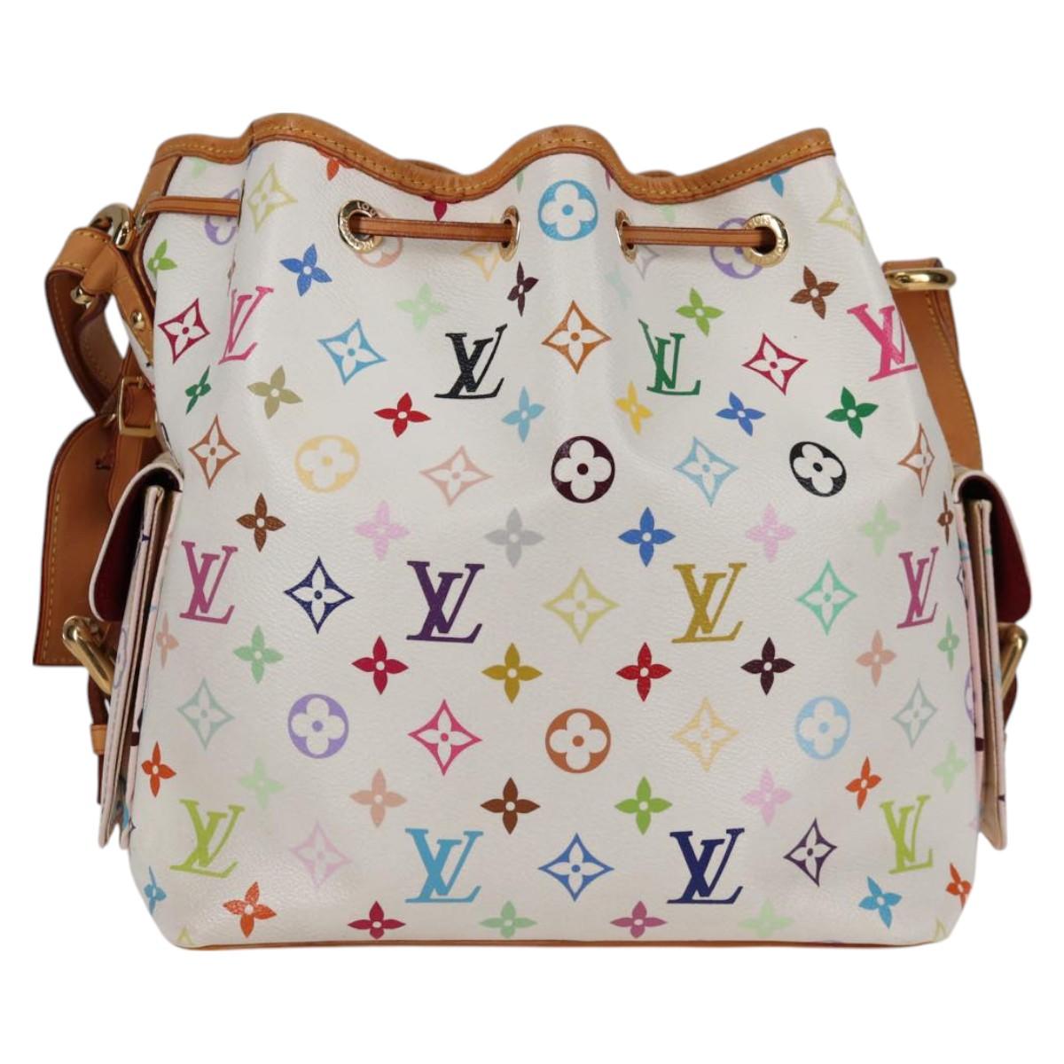 LOUIS VUITTON Monogram Multicolor Petit Noe Shoulder Bag M42229 Auth 130467V