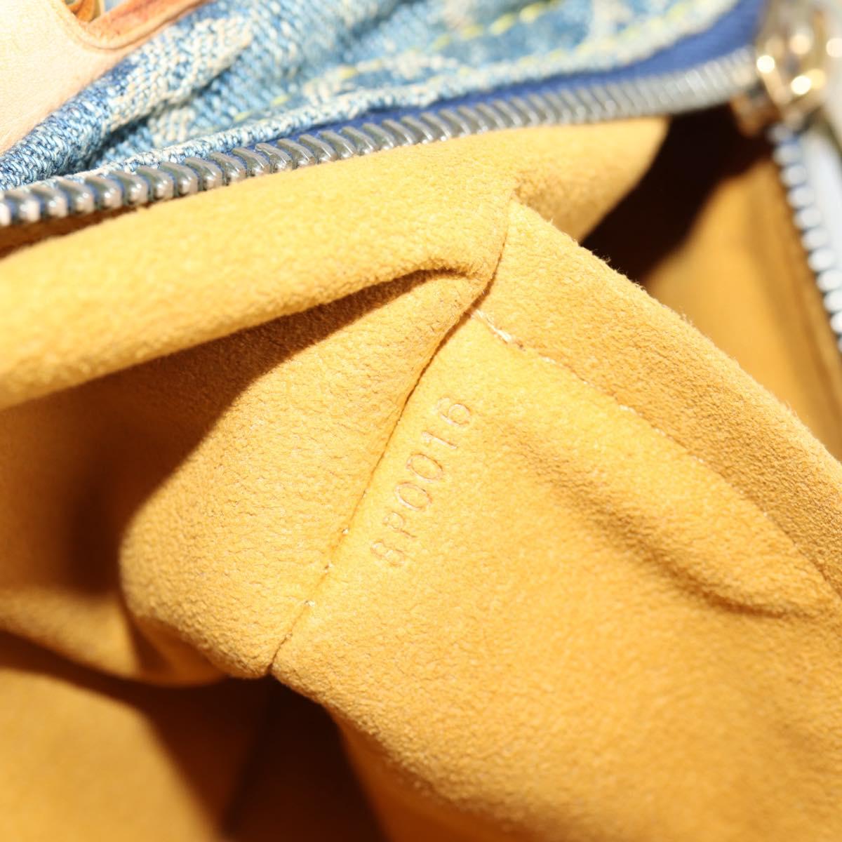 LOUIS VUITTON Monogram Denim Neo Speedy Hand Bag Blue M95019 LV Auth 130469V