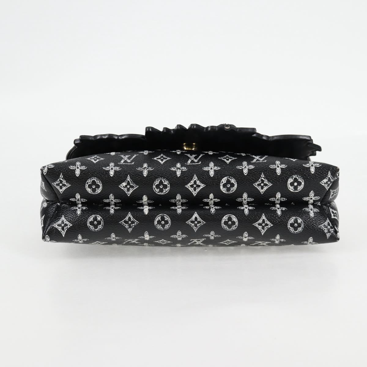 LOUIS VUITTON Catgram Cat Pochette Shoulder Bag Black M52935 LV Auth 130472SM