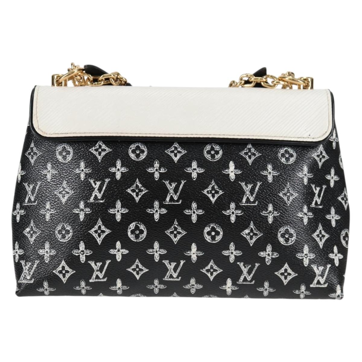 LOUIS VUITTON Catgram Cat Pochette Shoulder Bag Black M52935 LV Auth 130472A