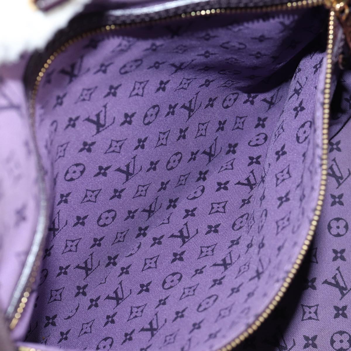 LOUIS VUITTON Eyeall Cabas PM Promenade Bag Canvas Purple M93771 LV Auth 130476V